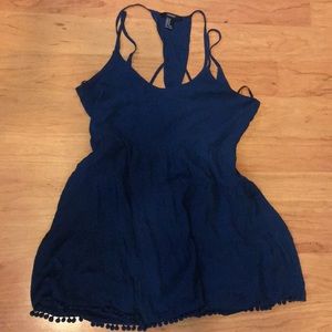 Strappy Pom Pom Dress